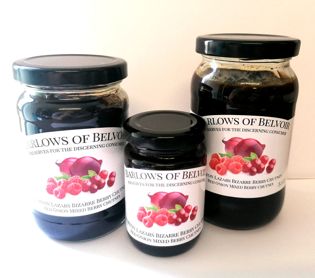 Burton Lazars Bizarre Berry Red Onion Mixed Berry Chutney